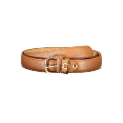 COCCINELLE WOMEN'S LEATHER BELT BROWN