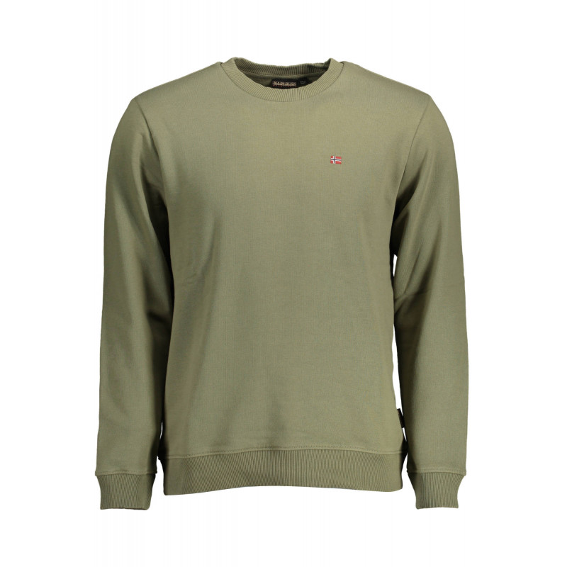SUDADERA NAPAPIJRI SIN CREMALLERA HOMBRE VERDE