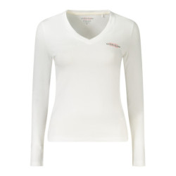 CAMISETA DE MANGA LARGA PARA MUJER GUESS JEANS BLANCA