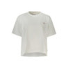 GUESS JEANS T-SHIRT MANICHE CORTE DONNA BIANCO