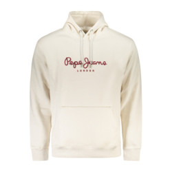 SUDADERA BLANCA CON CREMALLERA PARA HOMBRE PEPE JEANS