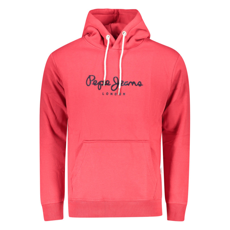 Sweat-shirt zippé rouge pour homme Pepe Jeans