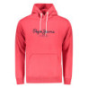 PEPE JEANS MEN'S RED ZIP-UP SWEATSHIRT