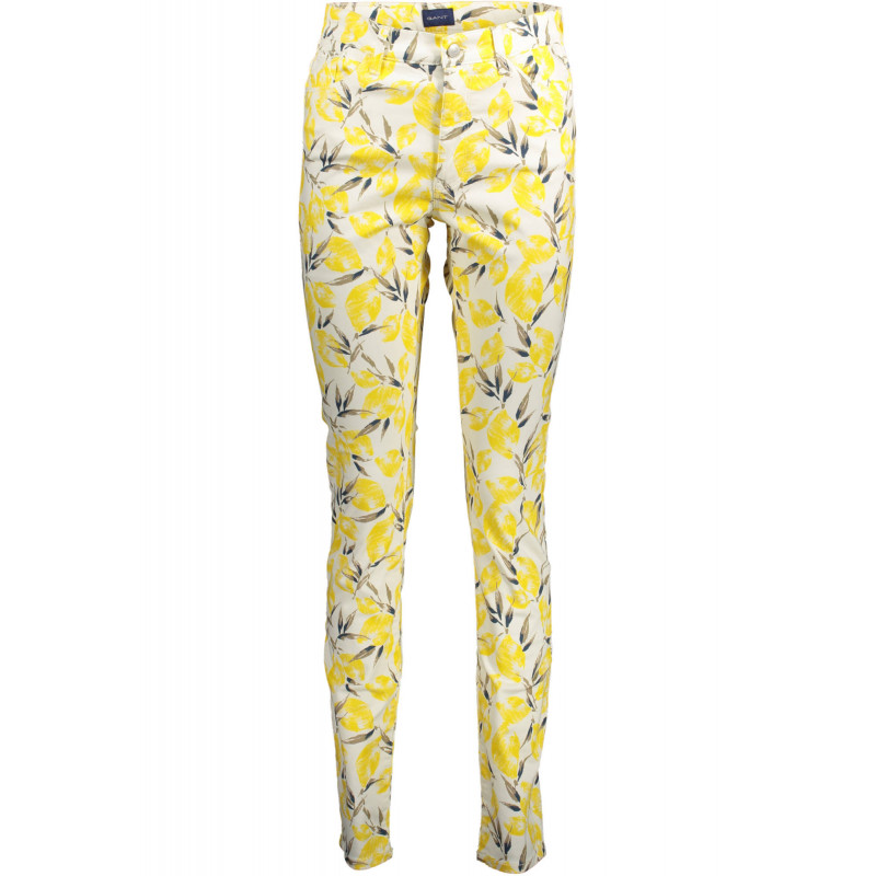 GANT WOMEN'S WHITE TROUSERS