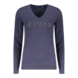 GUESS JEANS DAMEN BLAUER PULLOVER