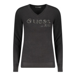 GUESS JEANS WOMEN'S BLACK SWEATER