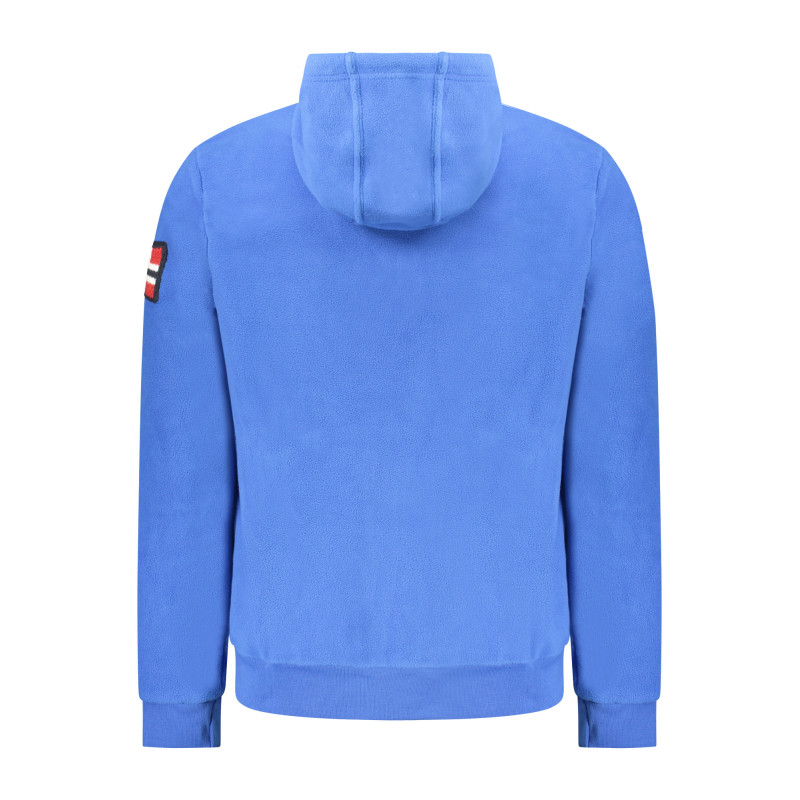 NORWAY 1963 FELPA CON ZIP UOMO BLU