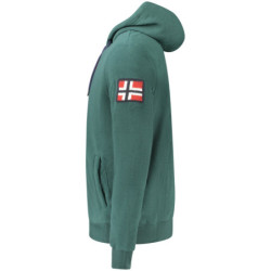 SUDADERA VERDE CON CREMALLERA PARA HOMBRE NORWAY 1963