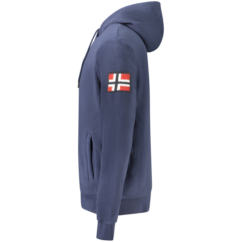 NORWAY 1963 MEN'S BLUE ZIP-UP SWEATSHIRT