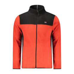 Sweat-shirt zippé rouge pour homme Norvège 1963