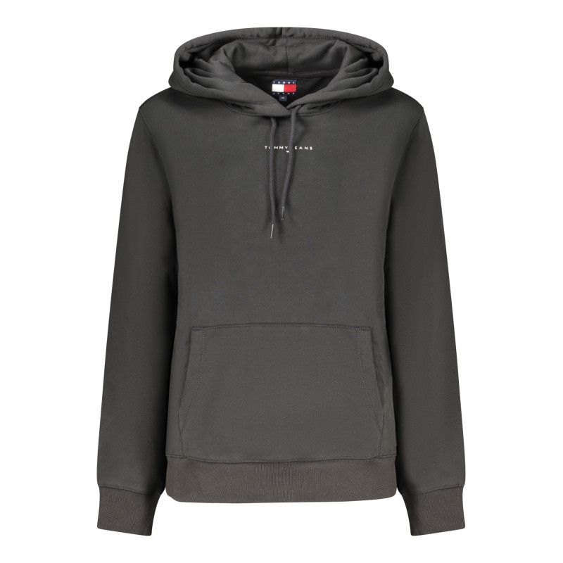 Sweat zippé noir Tommy Hilfiger pour femme