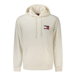 TOMMY HILFIGER MEN'S ZIP-UP SWEATSHIRT WHITE