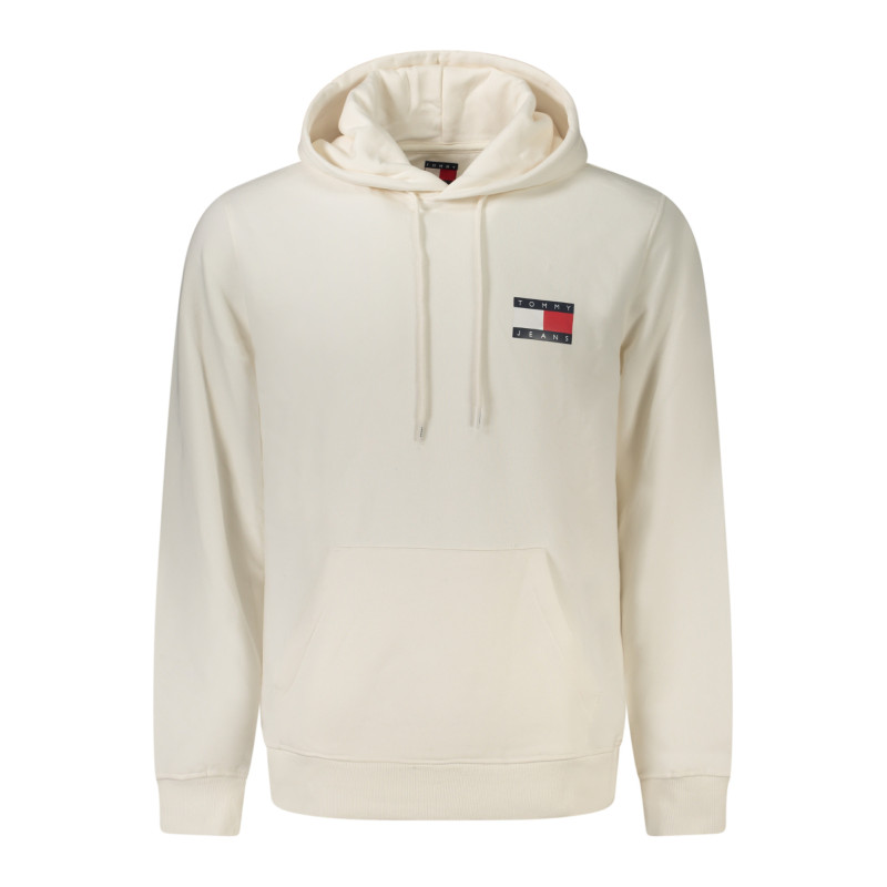TOMMY HILFIGER HERREN-SWEATSHIRT MIT ZIP-UP WEISS