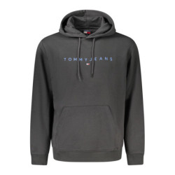 Sweat zippé noir Tommy Hilfiger pour homme