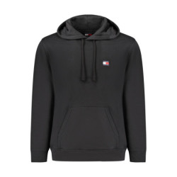 Sweat zippé noir Tommy Hilfiger pour homme
