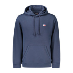 TOMMY HILFIGER MEN'S BLUE ZIP-UP SWEATSHIRT