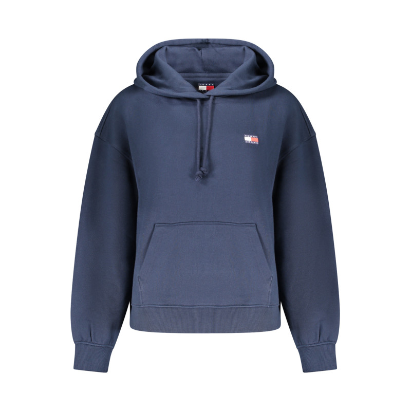 Sweat-shirt zippé bleu Tommy Hilfiger pour femme