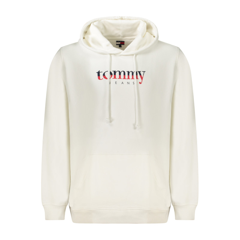 TOMMY HILFIGER FELPA SENZA ZIP UOMO BIANCO