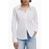 DESIGUAL DAMEN LANGARMSHIRT WEISS