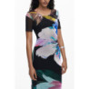 ROBE LONGUE NOIRE POUR FEMME DESIGUAL