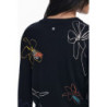 DESIGUAL WOMEN'S BLACK SWEATER
