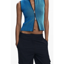 PANTALONES NEGROS DE MUJER DESIGUAL