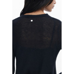 ROBE LONGUE NOIRE POUR FEMME DESIGUAL