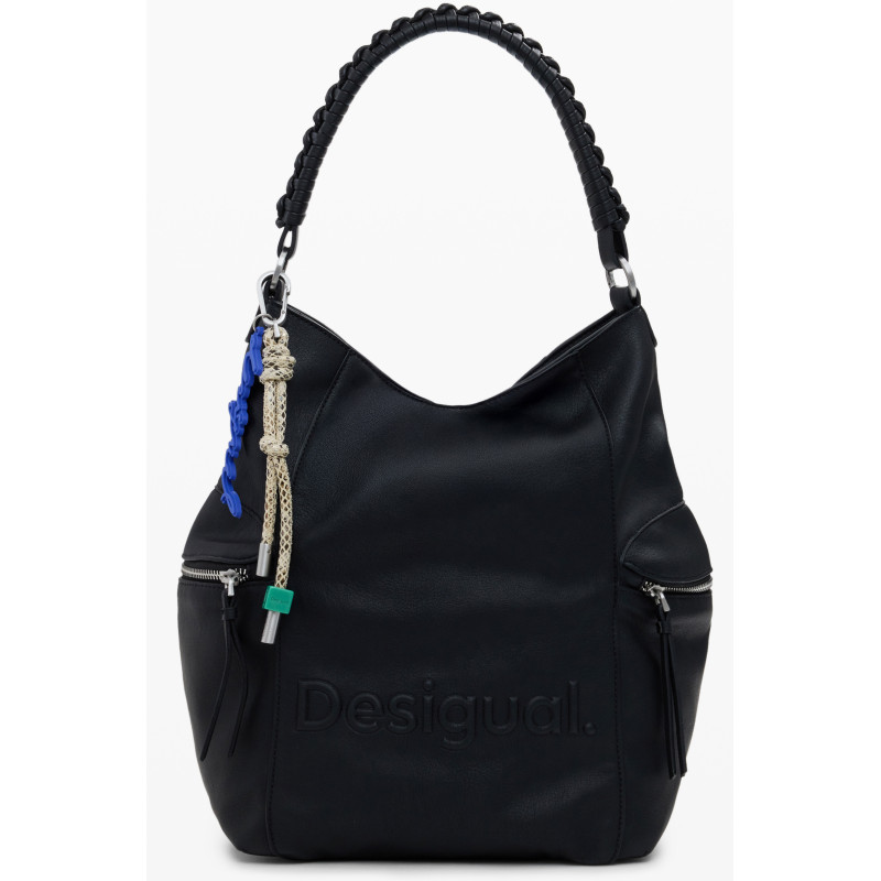 DESIGUAL WOMEN'S BLACK BACKPACK