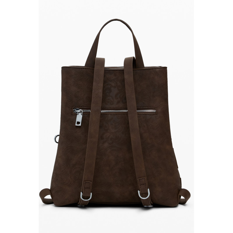 SAC À DOS MARRON POUR FEMME DESIGUAL