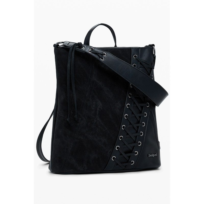 SAC À DOS NOIR POUR FEMME DESIGUAL