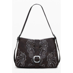 BOLSO MARRÓN DE MUJER DESIGUAL