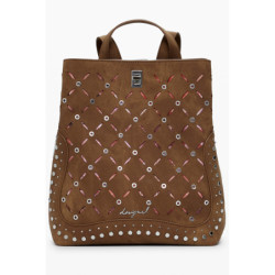 SAC À DOS MARRON POUR FEMME DESIGUAL