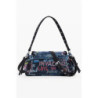 BOLSO AZUL DE MUJER DESIGUAL