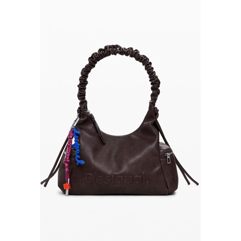 BOLSO MARRÓN DE MUJER DESIGUAL