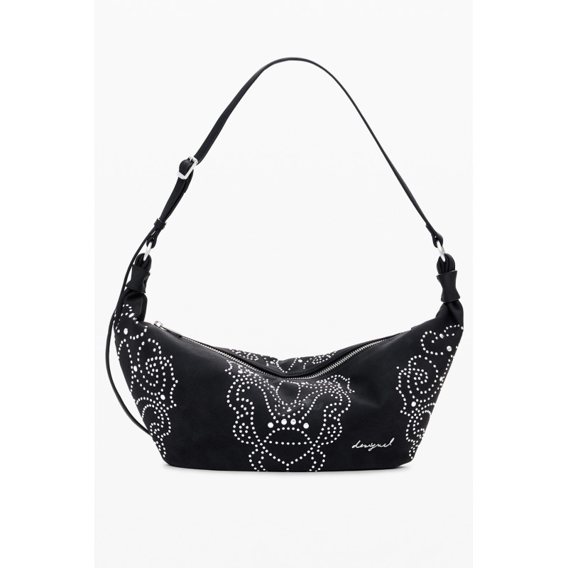 BOLSO NEGRO DE MUJER DESIGUAL