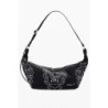 BOLSO NEGRO DE MUJER DESIGUAL