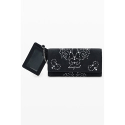 PORTEFEUILLE NOIR POUR FEMME DESIGUAL