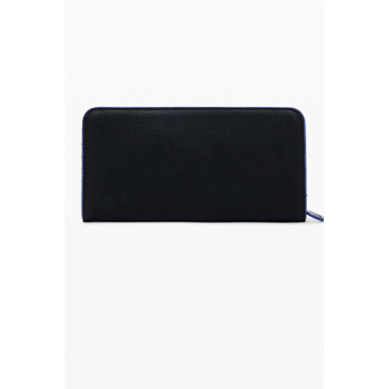 PORTEFEUILLE NOIR POUR FEMME DESIGUAL