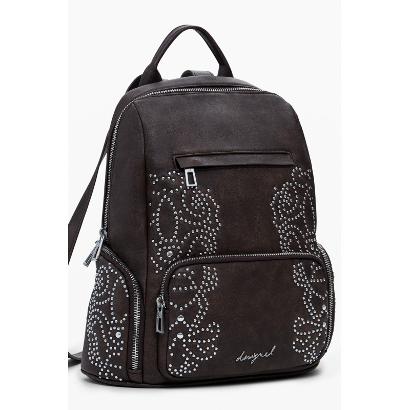 DESIGUAL WOMEN'S BROWN BACKPACK