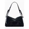 BOLSO NEGRO DE MUJER DESIGUAL