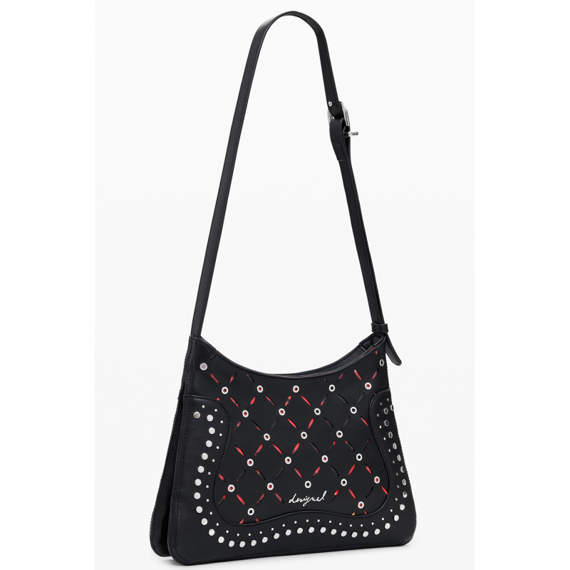 BOLSO NEGRO DE MUJER DESIGUAL