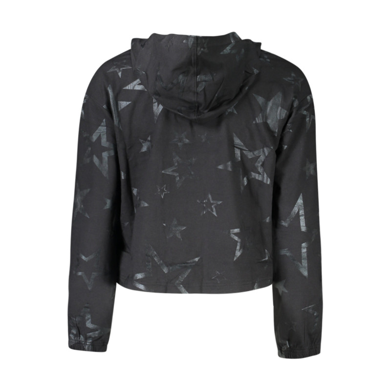 Camiseta de manga larga Converse para niña, negra