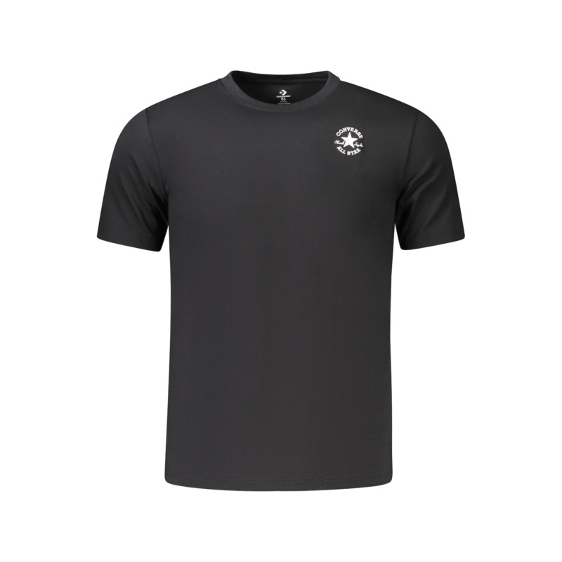 CONVERSE T-SHIRT MANICHE CORTE BAMBINO NERO