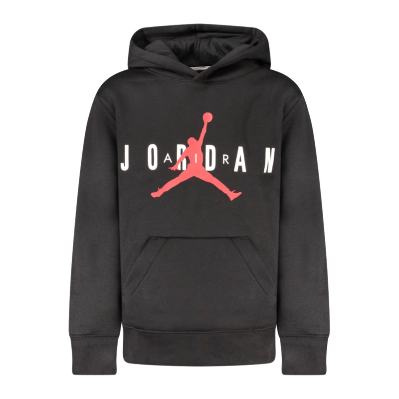 JORDAN MEN'S BLACK ZIP-UP SWEATSHIRT
