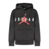 JORDAN MEN'S BLACK ZIP-UP SWEATSHIRT