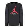 CAMISETA DE MANGA LARGA JORDAN PARA NIÑO, NEGRA
