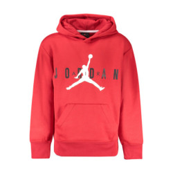 JORDAN MEN'S RED ZIP-UP SWEATSHIRT