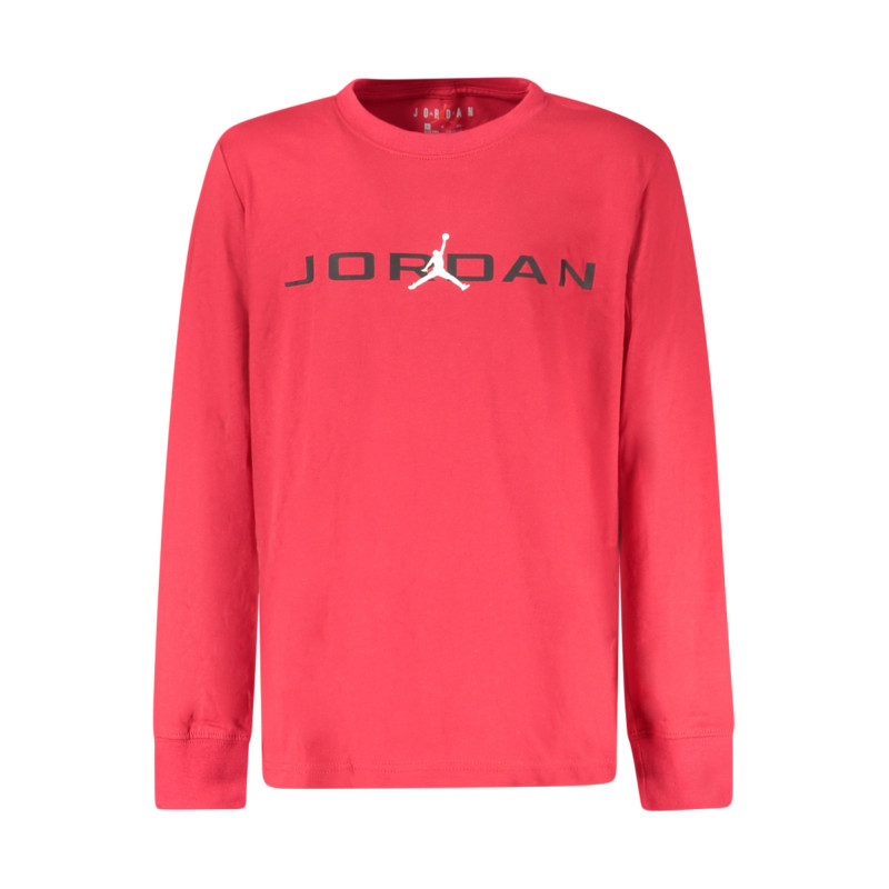 CAMISETA DE MANGA LARGA JORDAN ROJA PARA NIÑOS