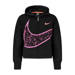 SUDADERA NIKE NEGRA CON CREMALLERA PARA NIÑA