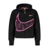 SWEAT-SHIRT ZIPPÉ NOIR NIKE POUR FILLE